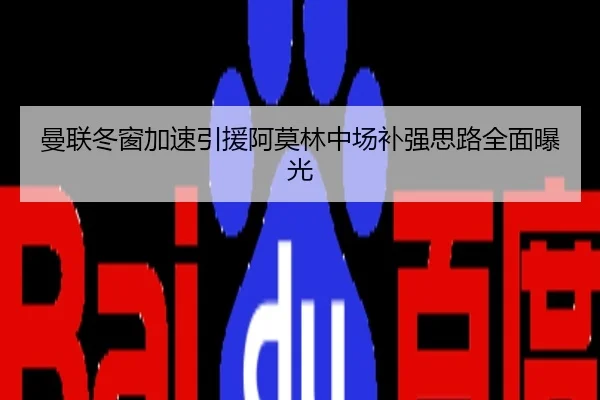曼联冬窗加速引援阿莫林中场补强思路全面曝光